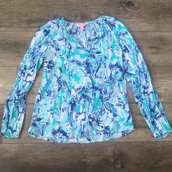 Lilly Pulitzer Tops - Lilly Pulitzer Willa Top Lilly Pulitzer Tops - Lilly Pulitzer Willa Top